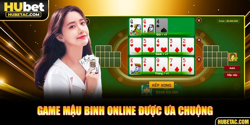 Game Mậu Binh online được ưa chuộng